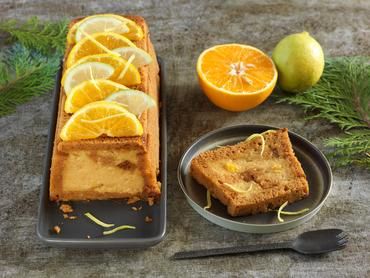 Gâteau de pain d’épices à la mousse d’orange Gâteau de pain d’épices à la mousse d’orange