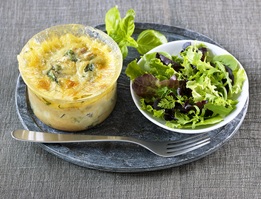 Flans de légumes au coulommiers Flans de légumes au coulommiers