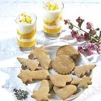 Biscuits de Noël et verrines mangues-coco Biscuits de Noël et verrines mangues-coco